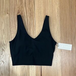 P'tula Sleek Black Crop Top